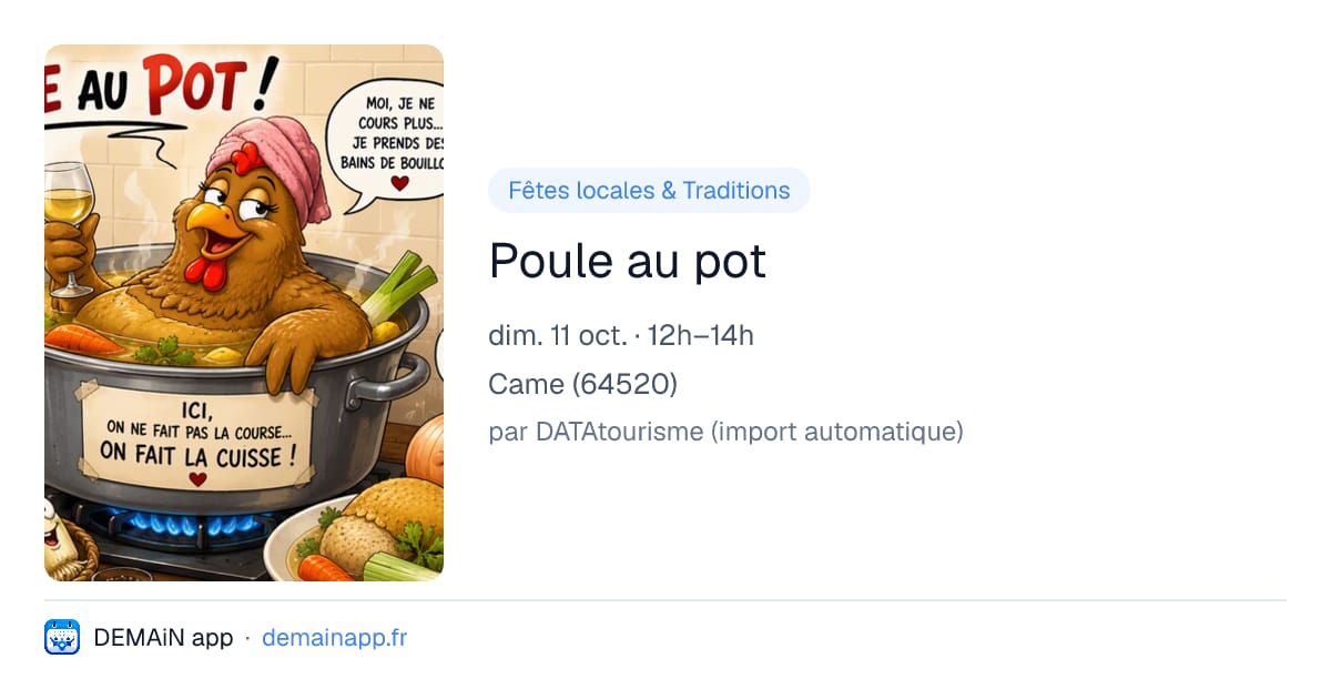 Poule au pot — Came
