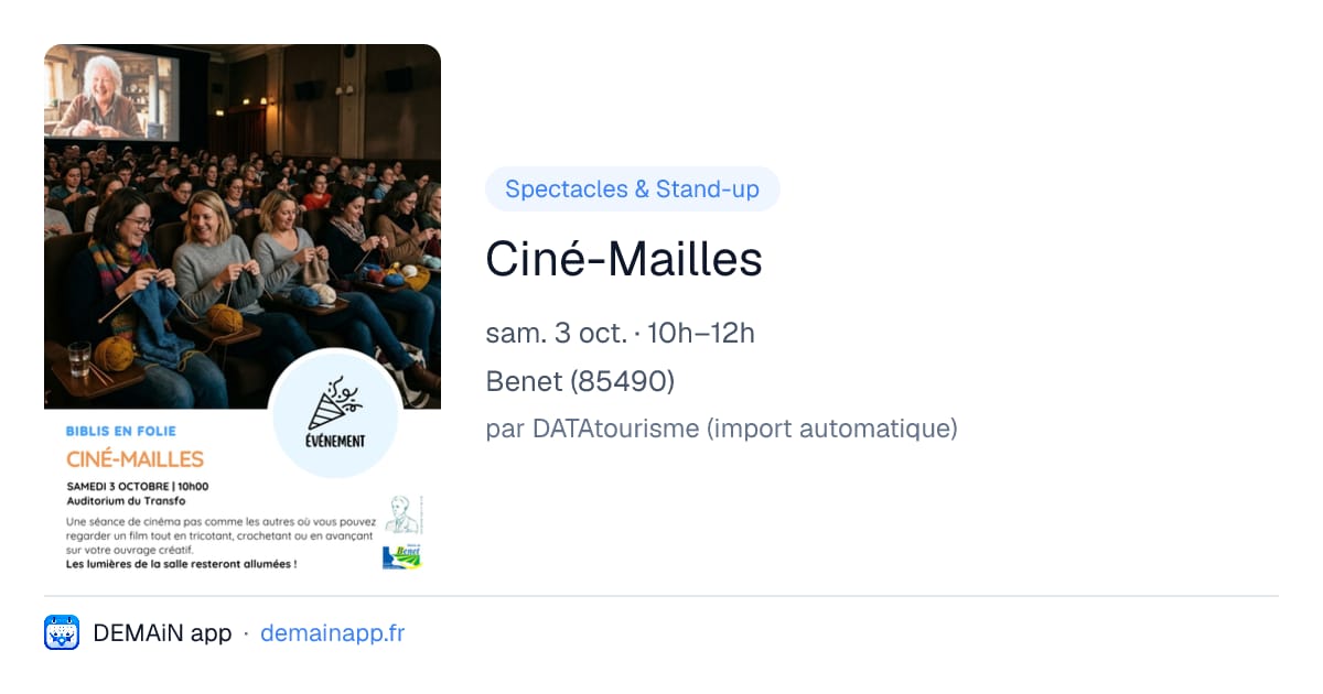 Ciné-Mailles — Benet