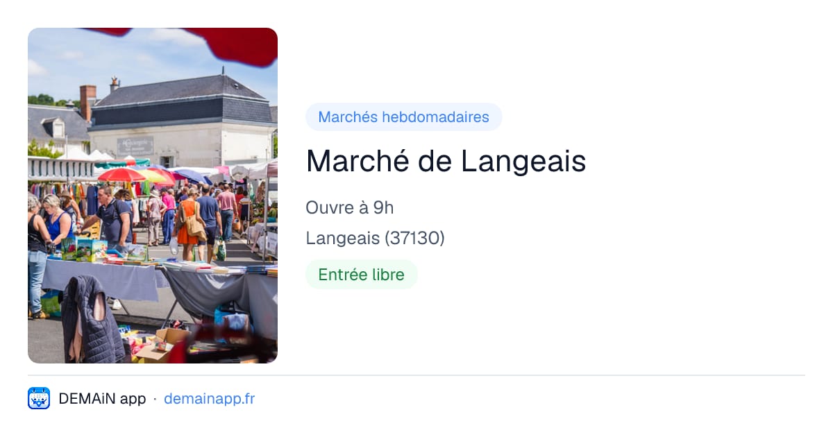 Marché de Langeais — Langeais