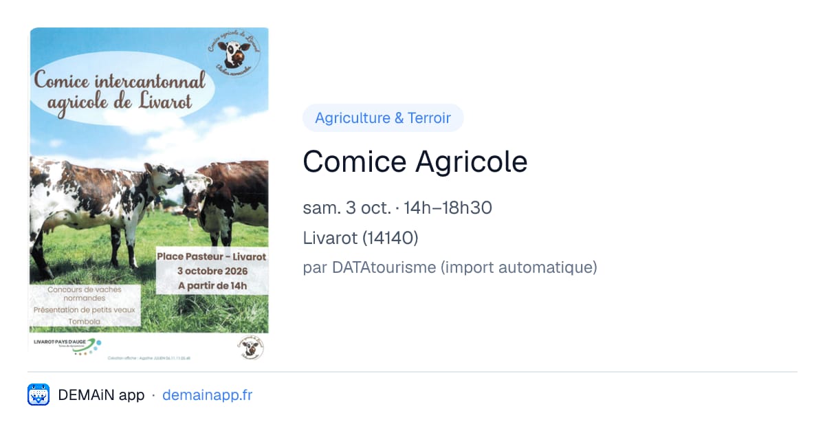 Comice Agricole — Livarot