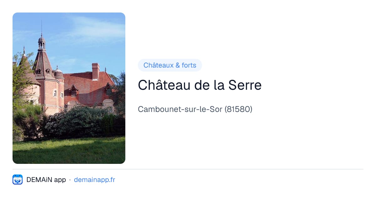 Château de la Serre — Cambounet-sur-le-Sor