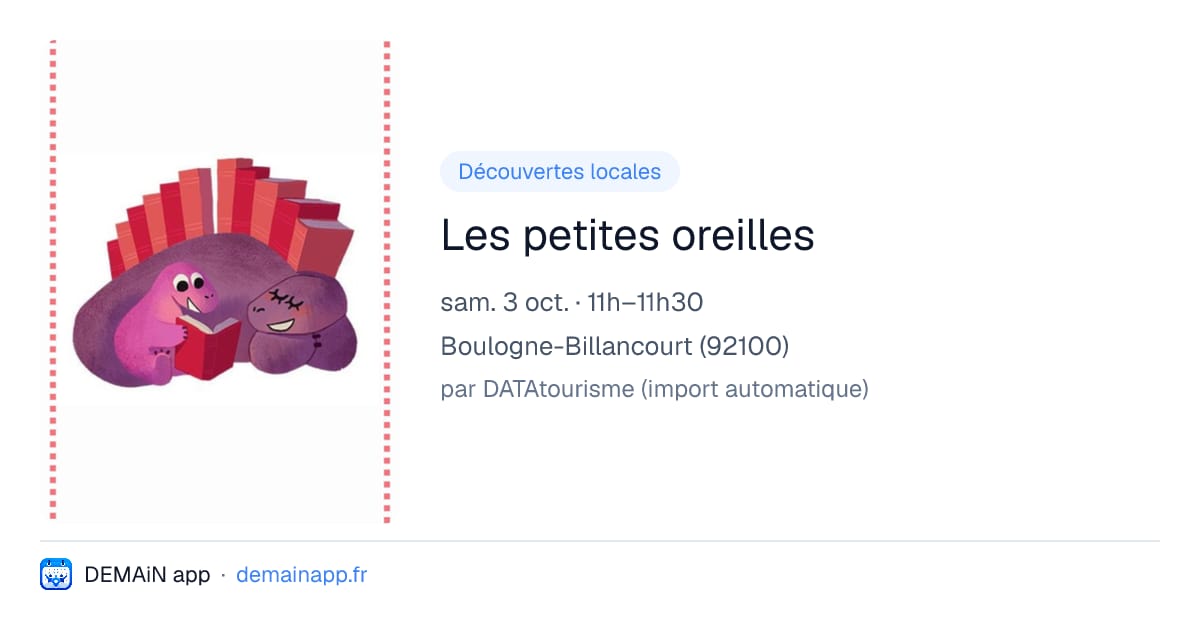 Les petites oreilles — Boulogne-Billancourt