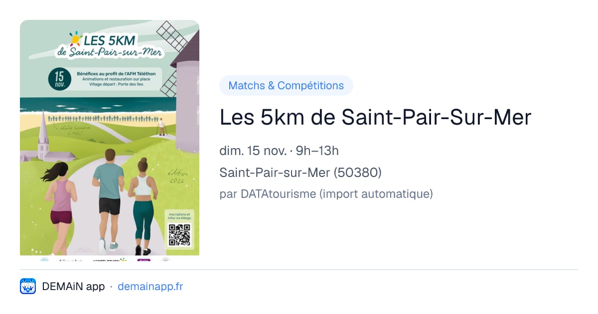Les 5km de Saint-Pair-Sur-Mer — Saint-Pair-sur-Mer