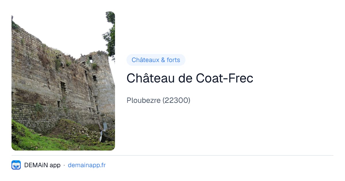 Château de Coat-Frec — Ploubezre