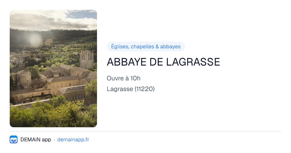 ABBAYE DE LAGRASSE — Lagrasse