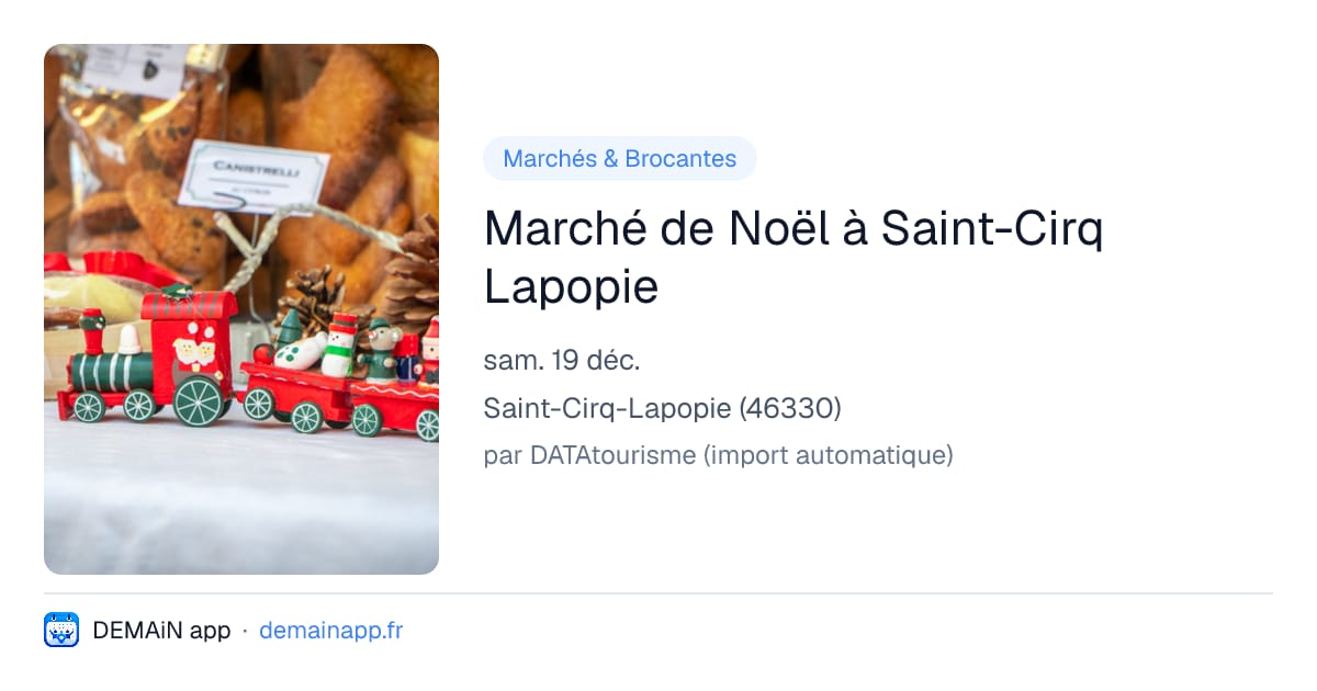 Marché de Noël à Saint-Cirq Lapopie — Saint-Cirq-Lapopie
