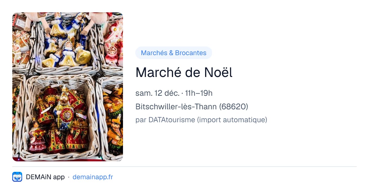 Marché de Noël — Bitschwiller-lès-Thann