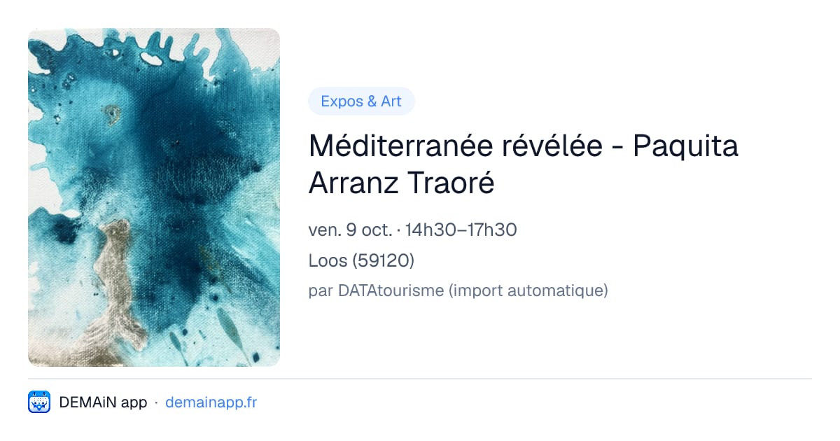 Méditerranée révélée - Paquita Arranz Traoré — Loos