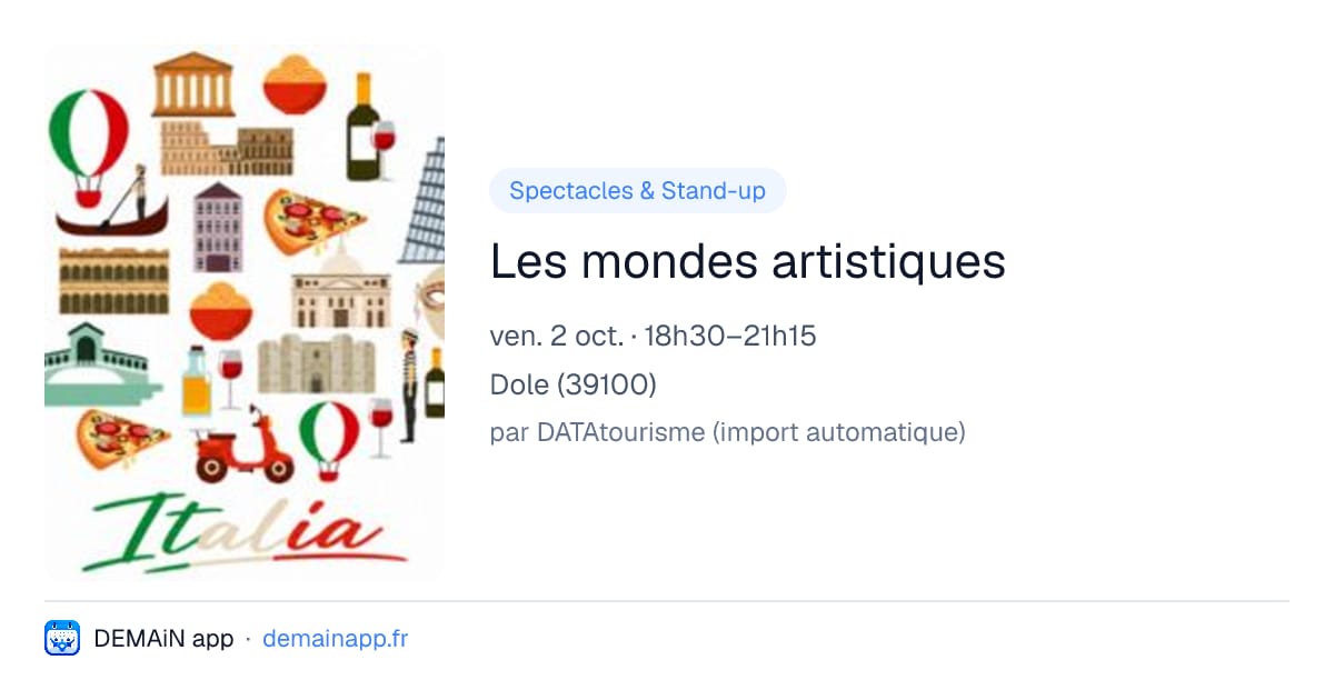 Les mondes artistiques — Dole