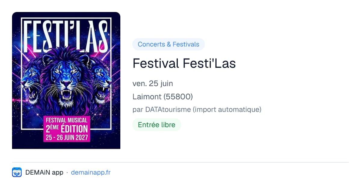 Festival Festi'Las — Laimont