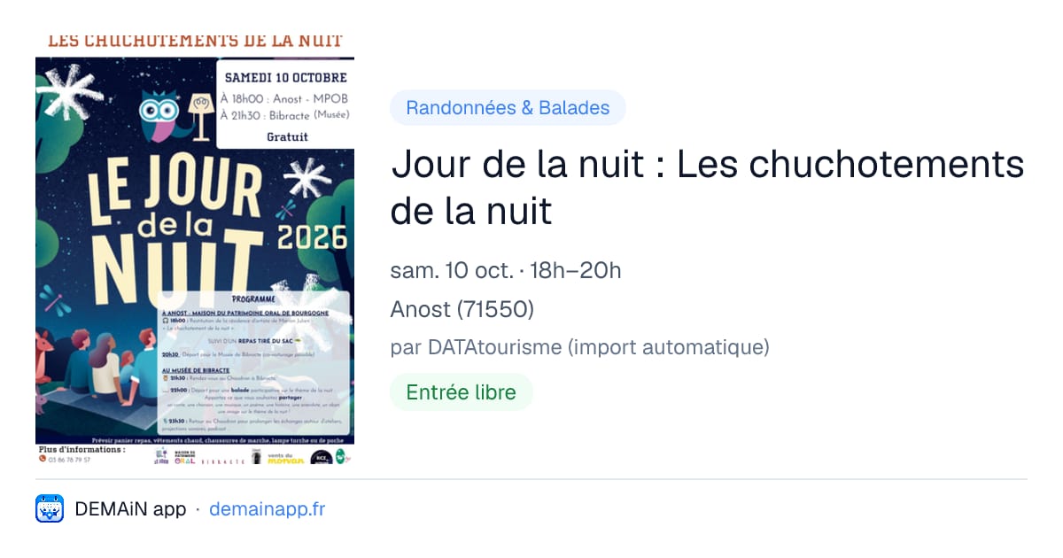 Jour de la nuit : Les chuchotements de la nuit — Anost