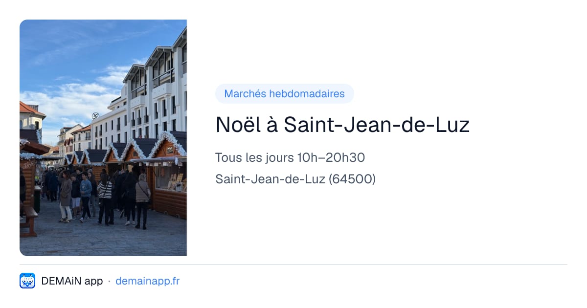 Noël à Saint-Jean-de-Luz — Saint-Jean-de-Luz