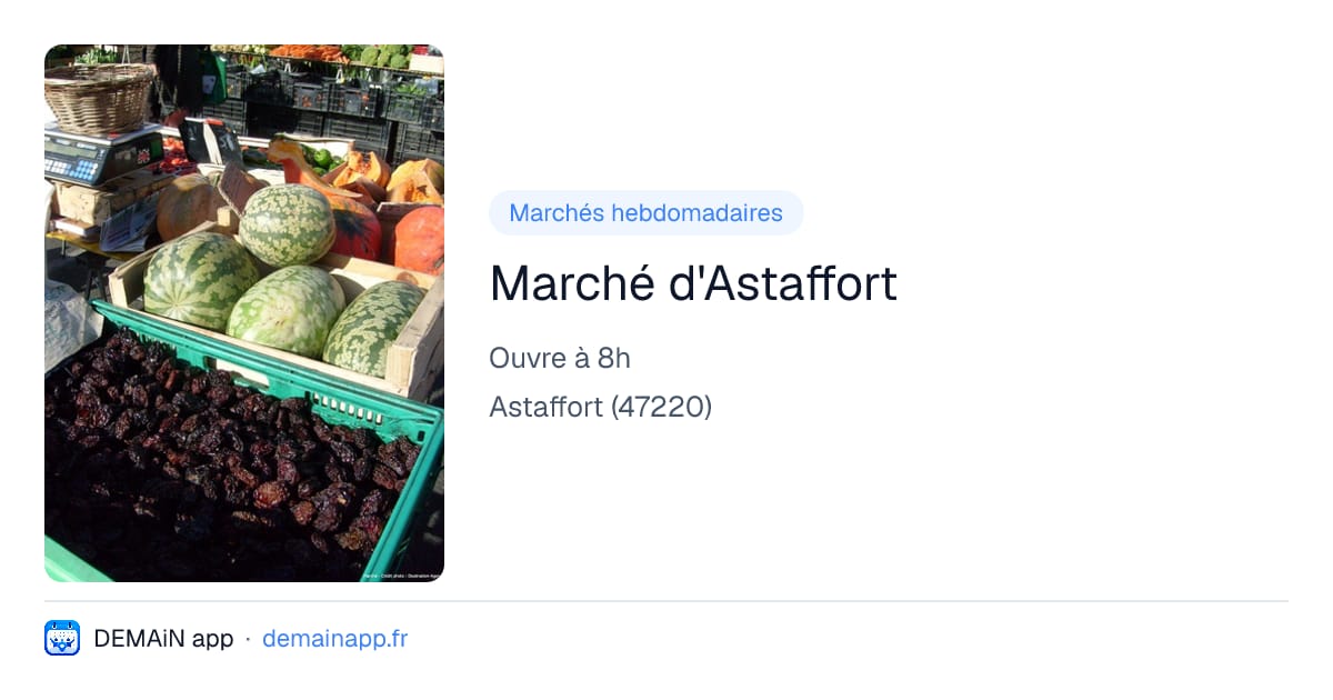 Marché d'Astaffort — Astaffort