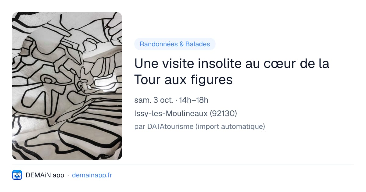 Une visite insolite au cœur de la Tour aux figures — Issy-les-Moulineaux