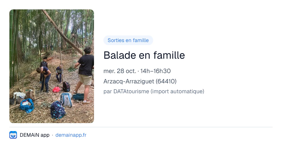 Balade en famille — Arzacq-Arraziguet
