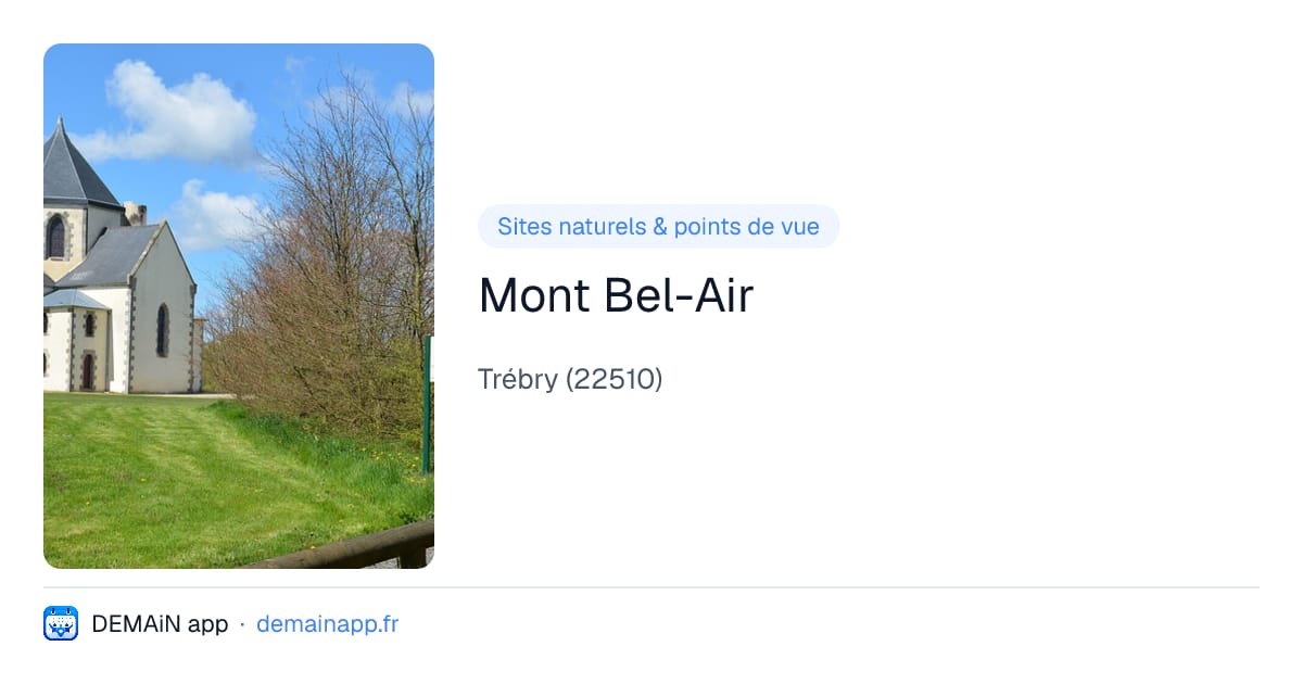 Mont Bel-Air — Trébry
