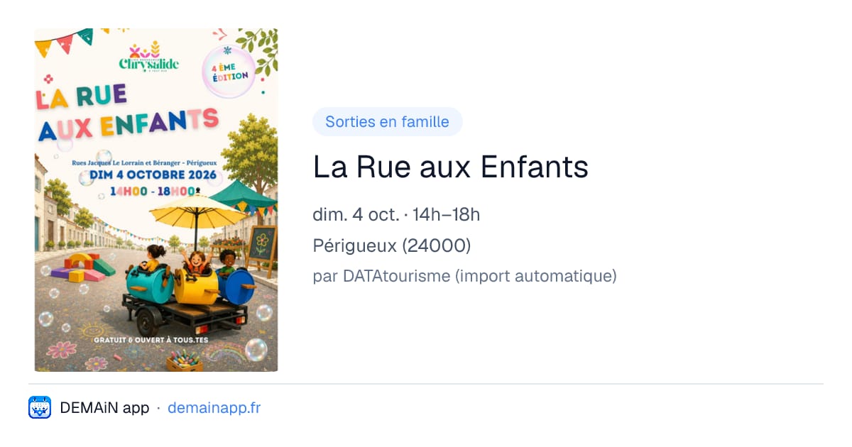 La Rue aux Enfants — Périgueux