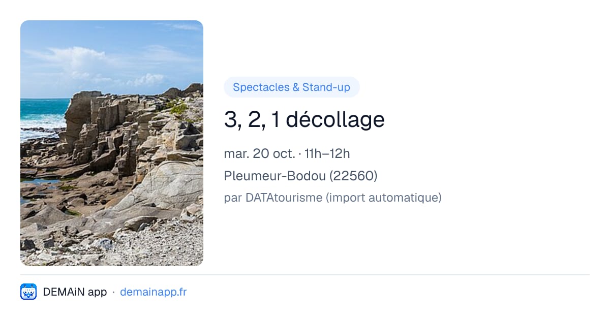 3, 2, 1 décollage — Pleumeur-Bodou