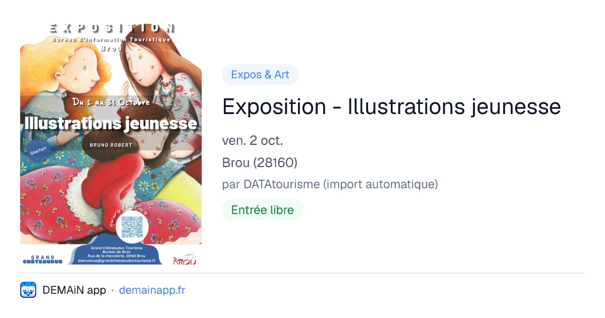 Exposition - Illustrations jeunesse — Brou