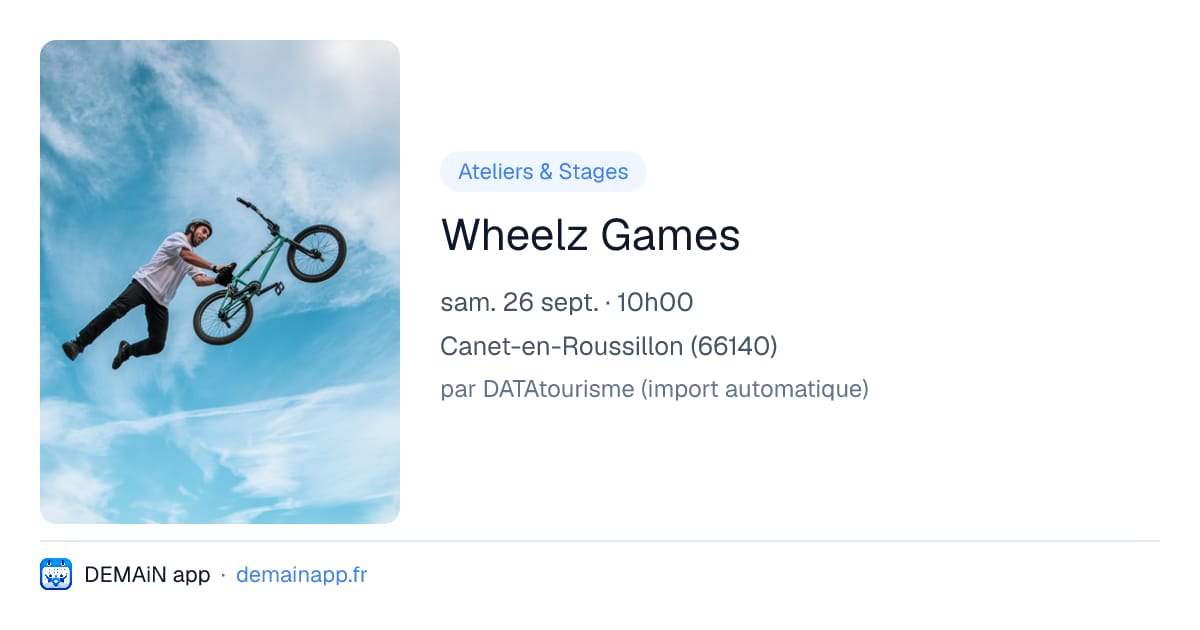 Wheelz Games — Canet-en-Roussillon