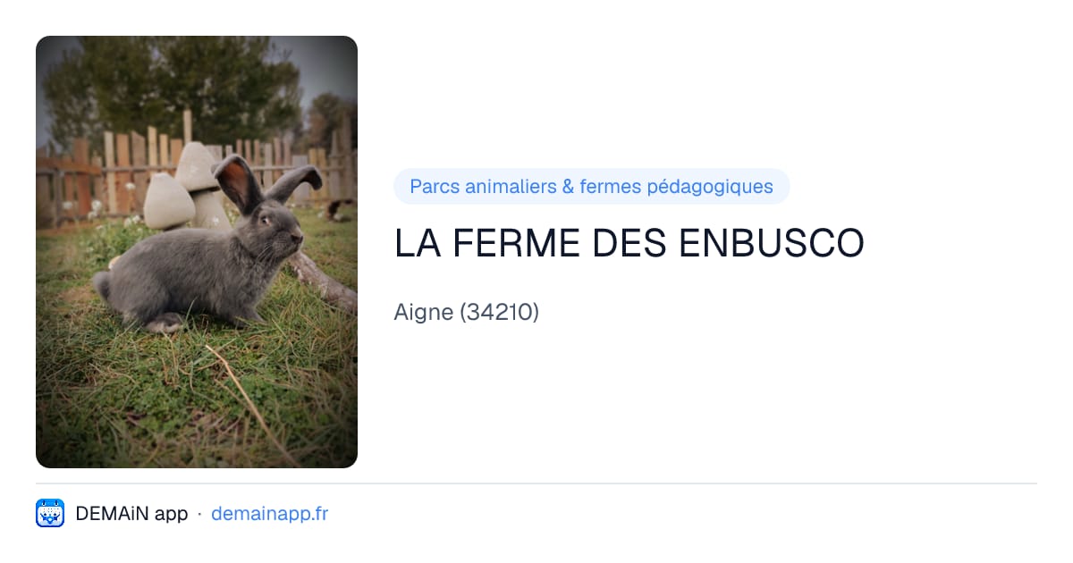 LA FERME DES ENBUSCO — Aigne