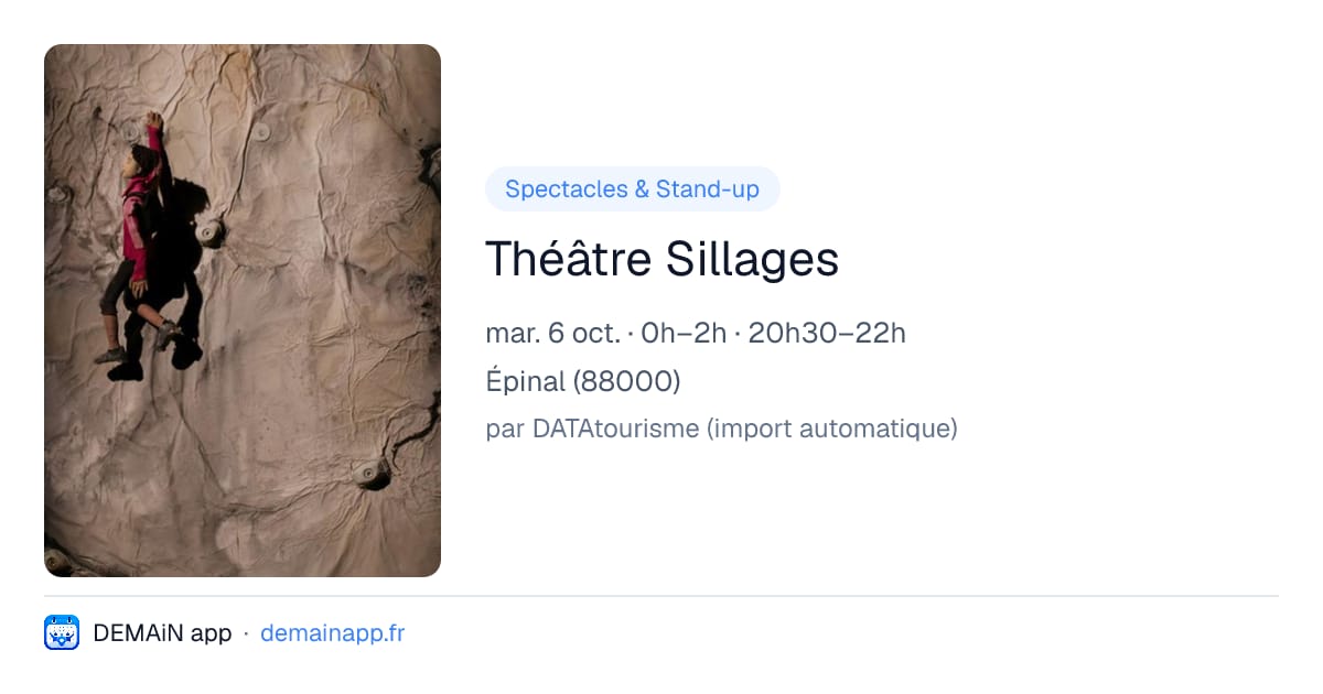 Théâtre Sillages — Épinal
