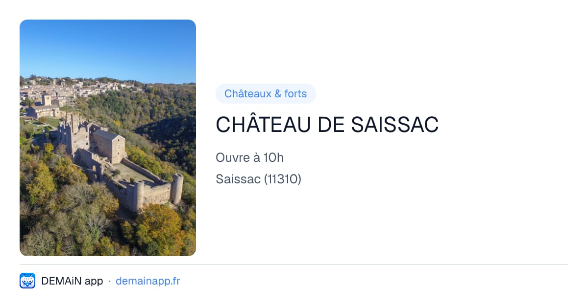 CHÂTEAU DE SAISSAC — Saissac