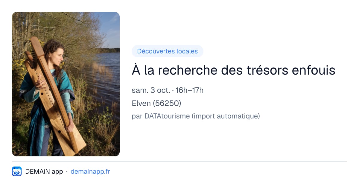 À la recherche des trésors enfouis — Elven