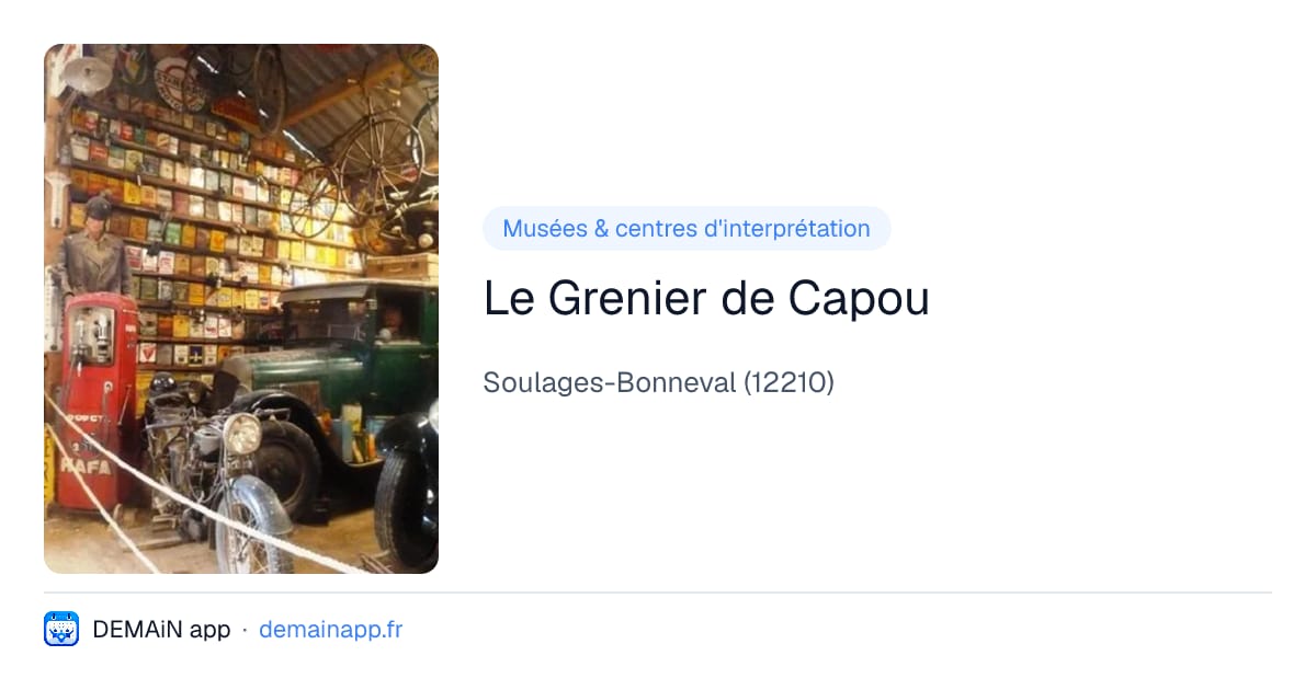 Le Grenier de Capou — Soulages-Bonneval