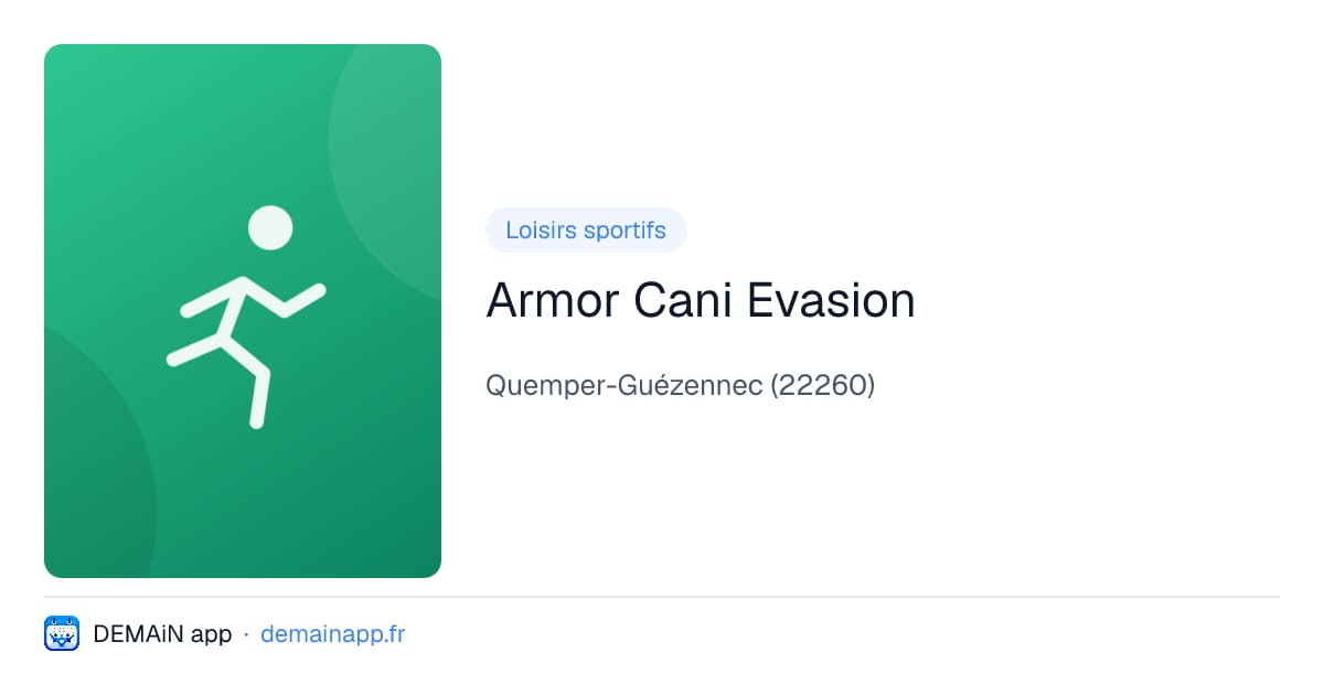Armor Cani Evasion — Quemper-Guézennec