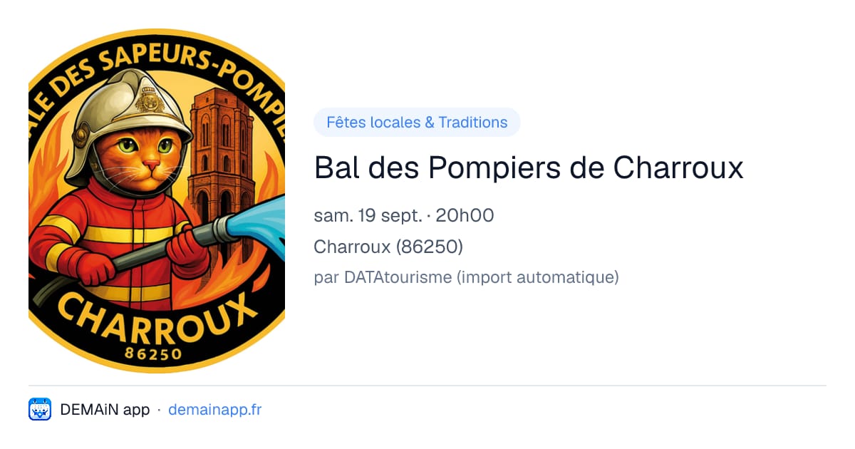 Bal des Pompiers de Charroux — Charroux