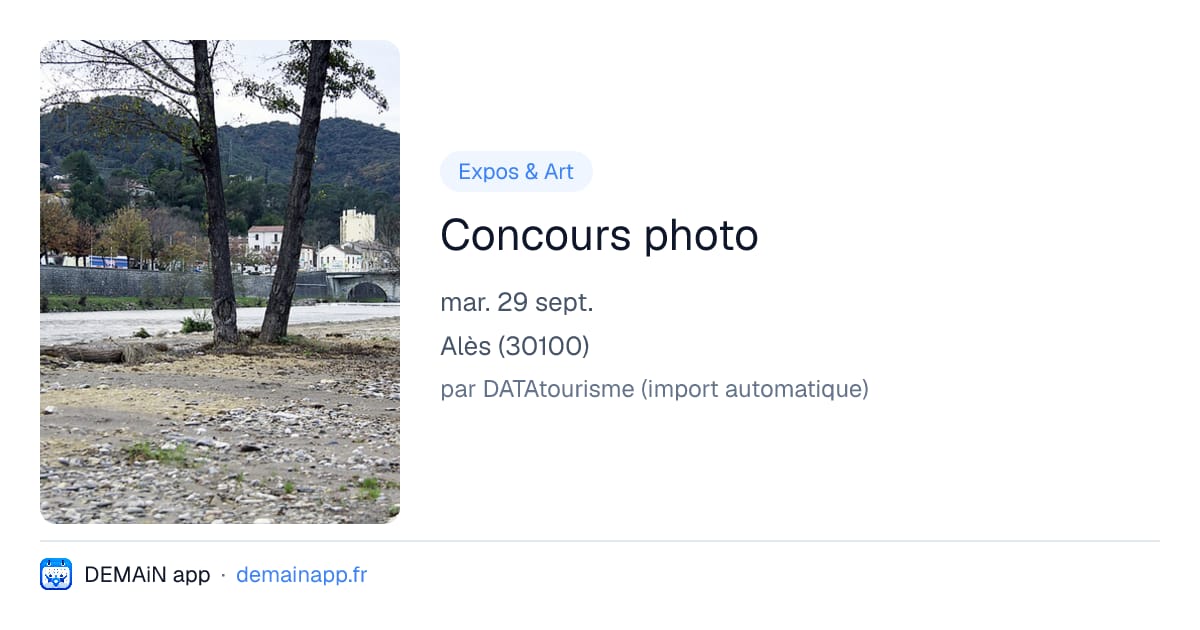 Concours photo — Alès