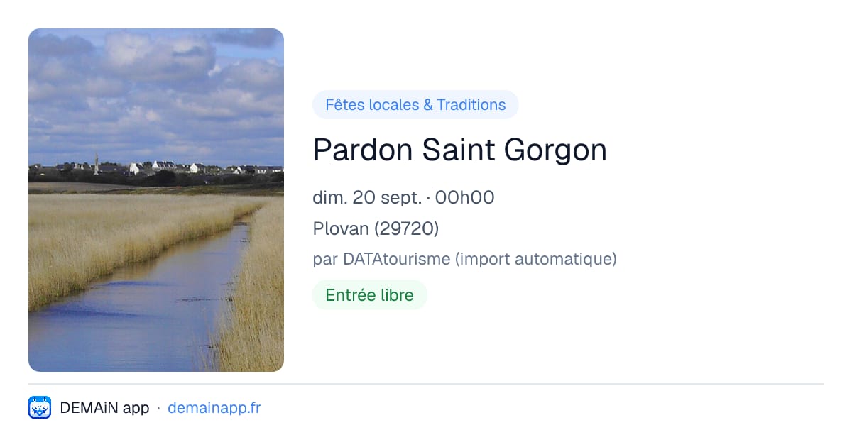 Pardon Saint Gorgon — Plovan