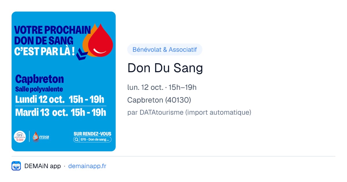 Don Du Sang — Capbreton