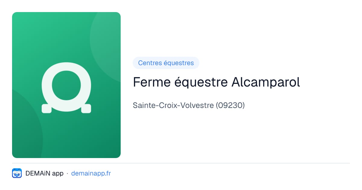 Ferme équestre Alcamparol — Sainte-Croix-Volvestre