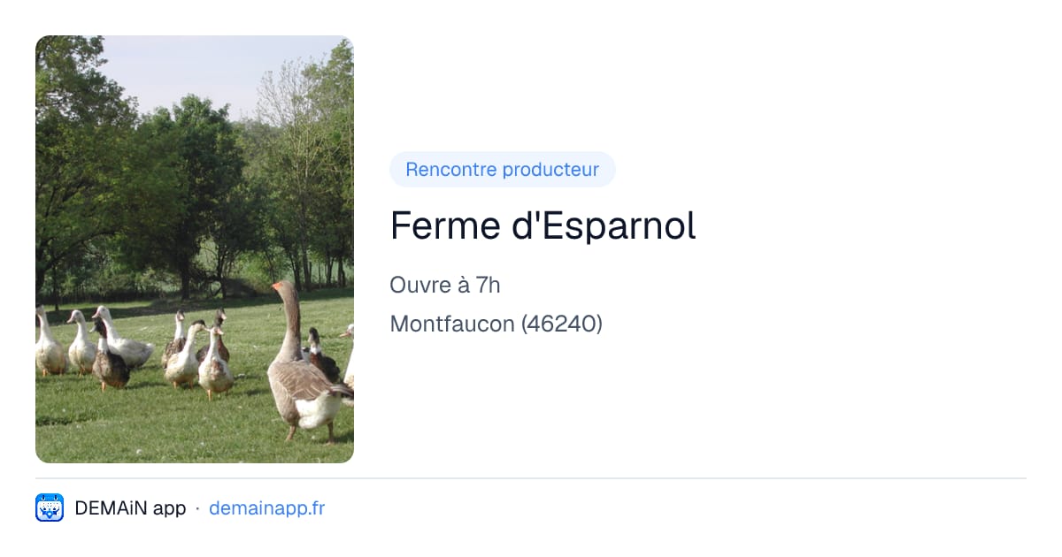 Ferme d'Esparnol — Montfaucon