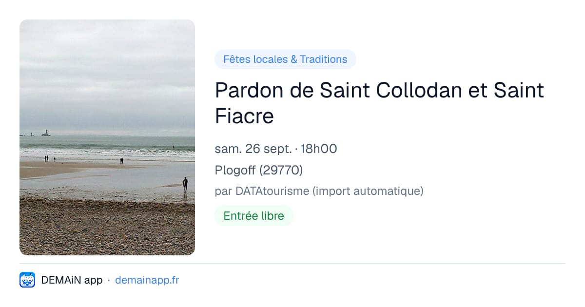 Pardon de Saint Collodan et Saint Fiacre — Plogoff