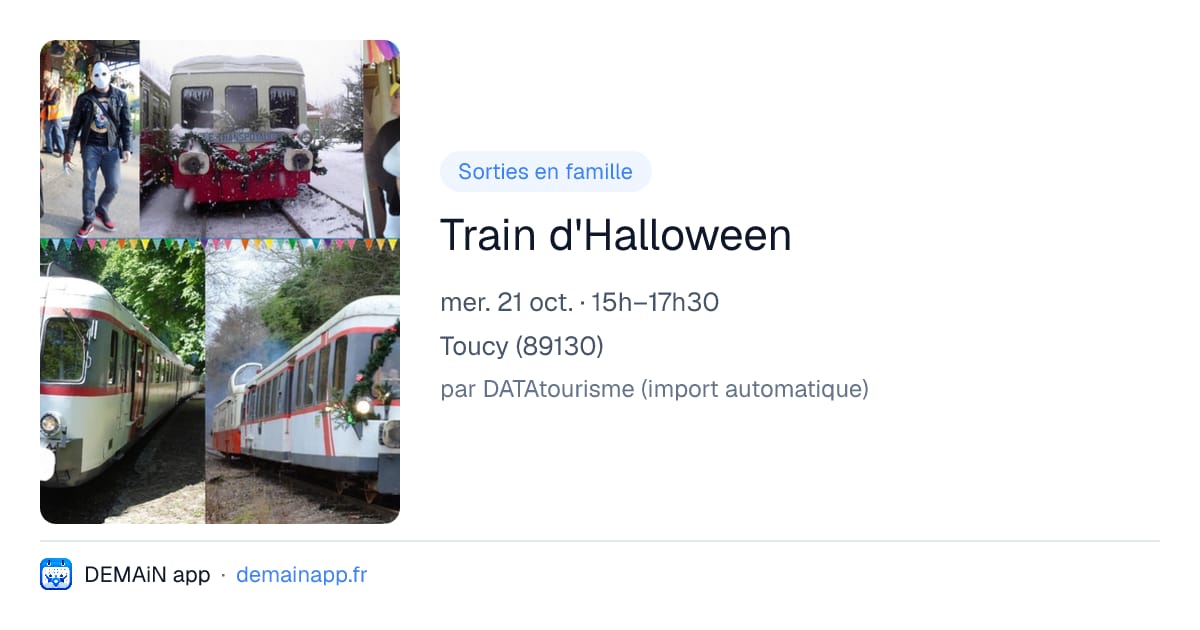 Train d'Halloween — Toucy