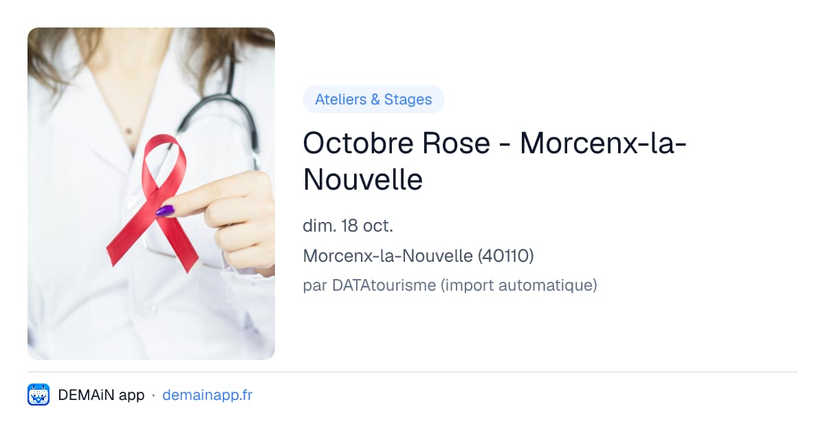 Octobre Rose - Morcenx-la-Nouvelle — Morcenx-la-Nouvelle