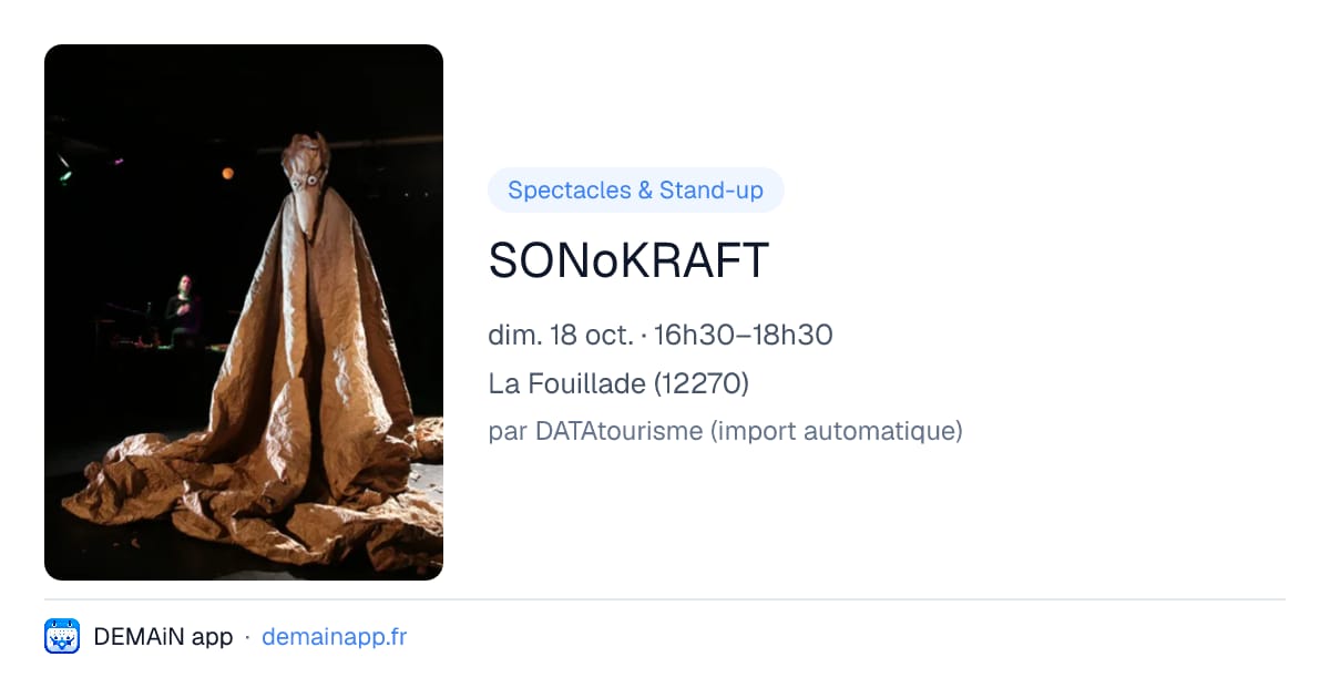 SONoKRAFT — La Fouillade