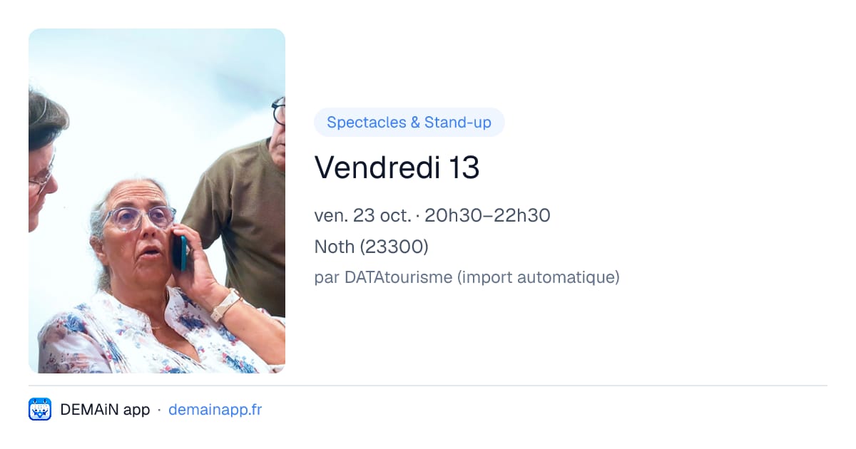 Vendredi 13 — Noth