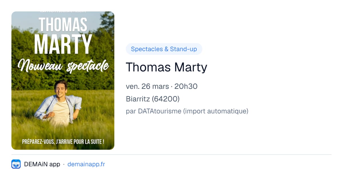 Thomas Marty — Biarritz