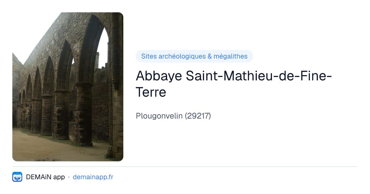 Abbaye Saint-Mathieu-de-Fine-Terre — Plougonvelin
