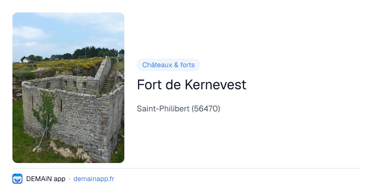Fort de Kernevest — Saint-Philibert