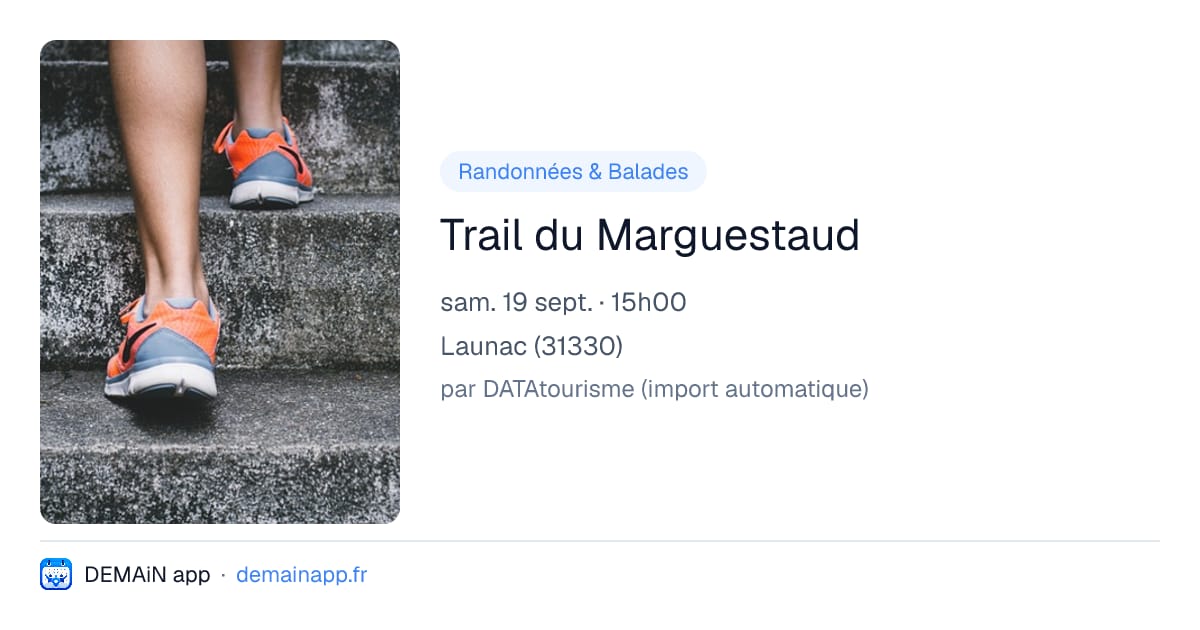 Trail du Marguestaud — Launac