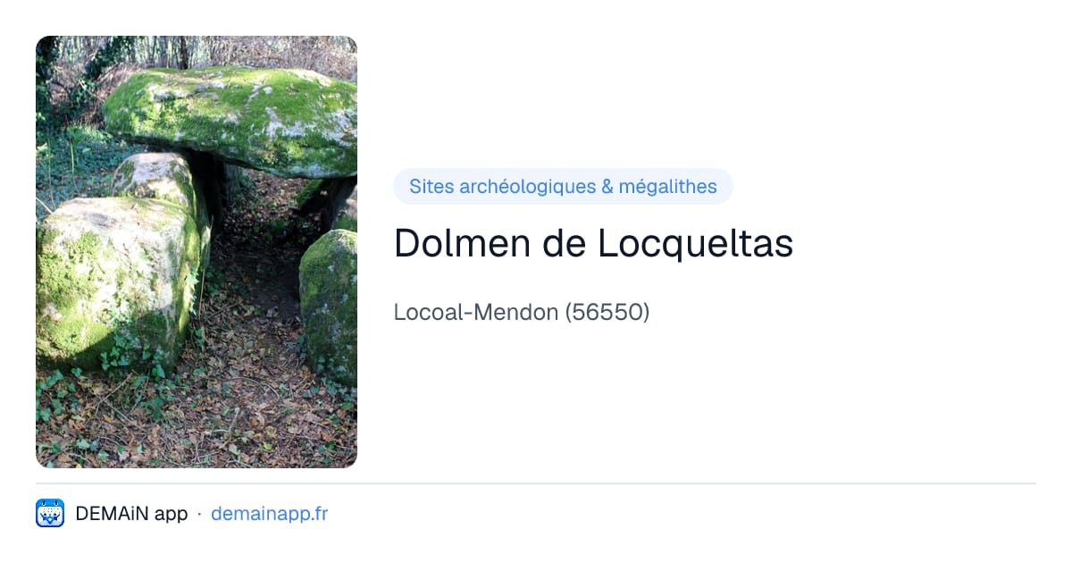 Dolmen de Locqueltas — Locoal-Mendon