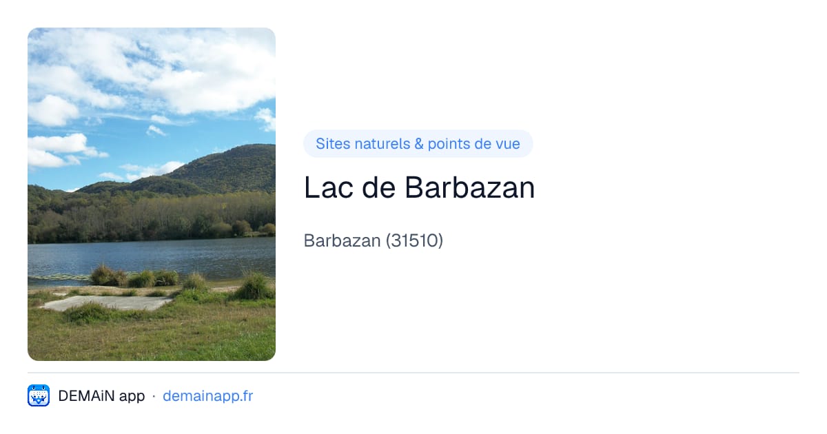 Lac de Barbazan — Barbazan