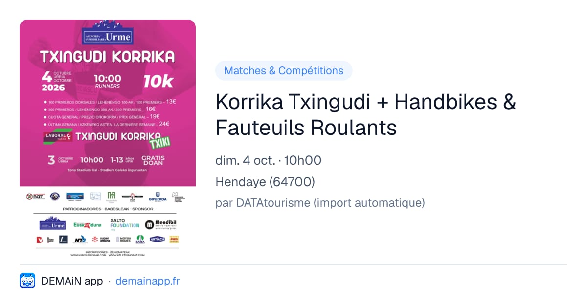 Korrika Txingudi + Handbikes & Fauteuils Roulants — Hendaye