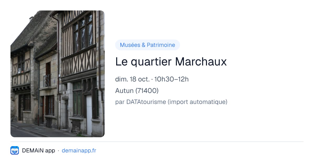 Le quartier Marchaux — Autun