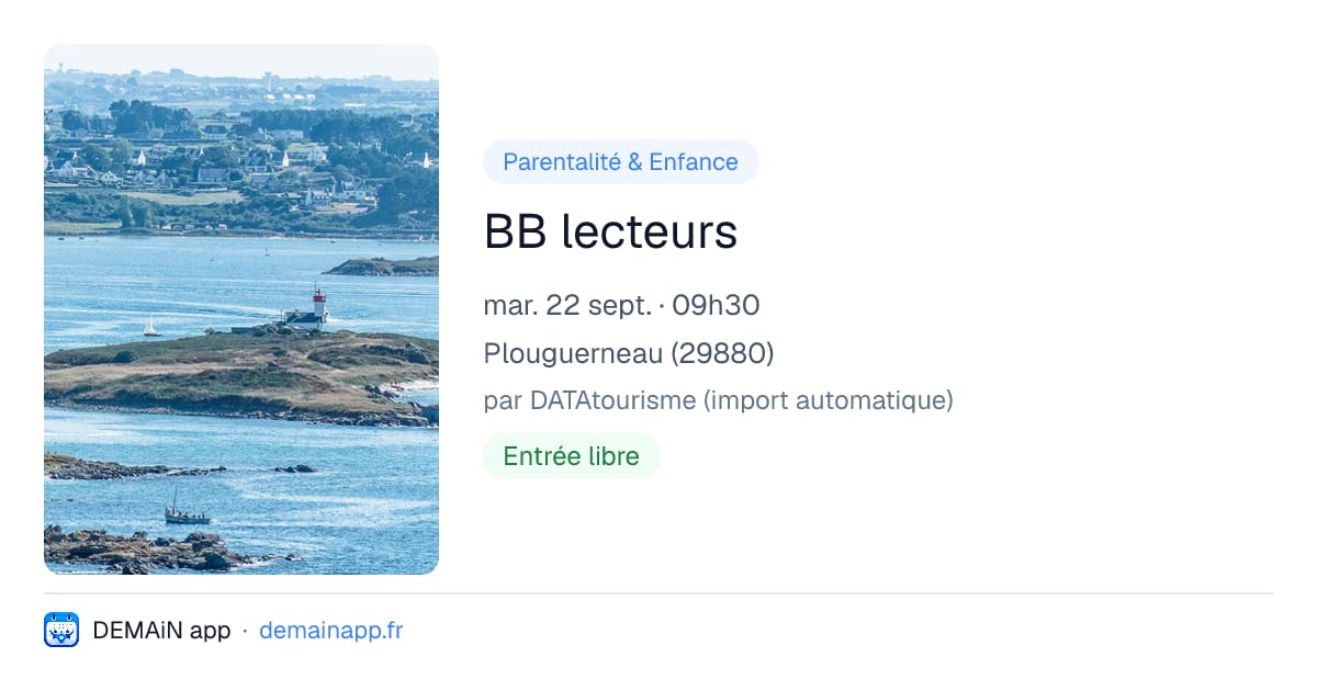 BB lecteurs — Plouguerneau